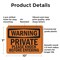 Signmission Private Please Knock Before Entering OSHA Warning Sign, Plastic, 10in W x 7in L, 2PK OS-2PACK-WS-P-710-L-12347 - alternate 2